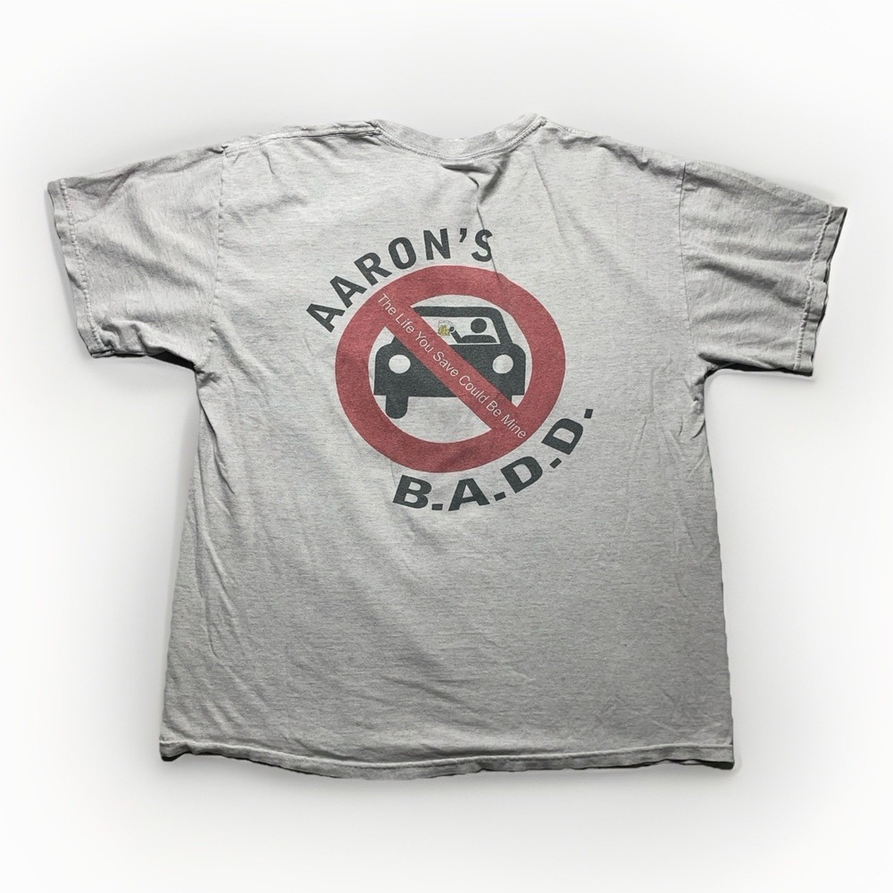 Vintage Y2k Buddies Against Drunk Driving Grunge T Shirt L Dont Drink Alcohol
